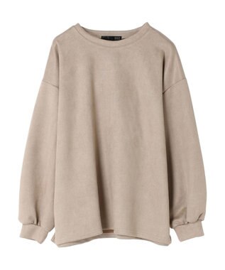 Green Parks ・ＳＵＧＡＲ　ＳＰＯＯＮスウェードポンチプルオーバー Beige