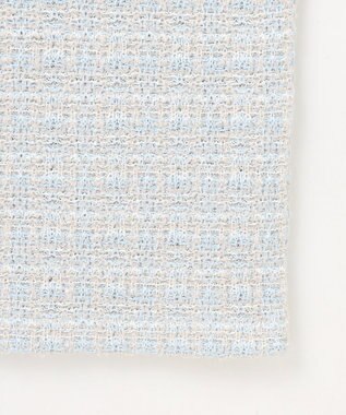 自由区 【Precious 5月号掲載】【カトリエムブーケ】Couleur tweed ツイードワンピース サックス系