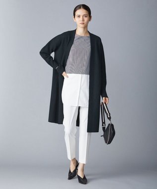 ICB 【洗える】T/Rドライギャバ スティックパンツ アイボリー系