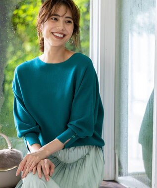 ANY SIS CICA加工 ビューティドルマン ニット グリーン