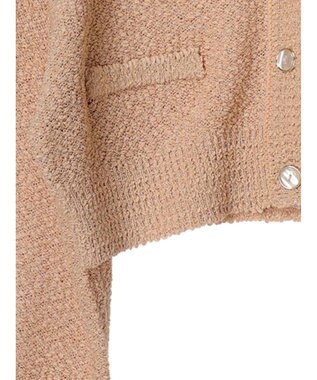 earth music&ecology ポコポコヤーンショートカーディガン Light Pink