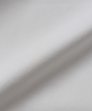 WHITE MAILS PAPER DOUBLE JERSEY KEY NECK T-シャツ オフホワイト