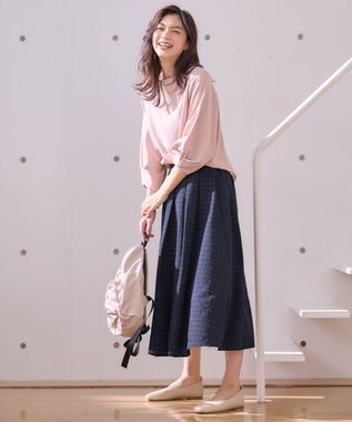 ANY タックスリーブプルオーバー ピンク