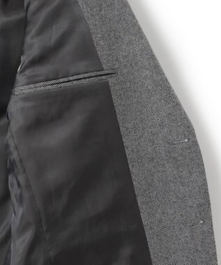 J.PRESS MEN 【定番 / セットアップ対応】マナードシルクホームスパン ジャケット ライトグレー系