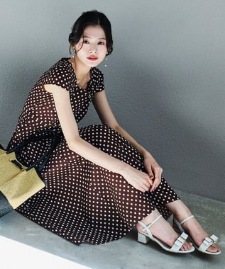 TOCCA NOBLE RIBBON SANDALS サンダル アイボリー系