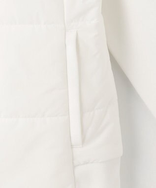 23区GOLF 【WOMEN】【撥水・ストレッチ】ニット×中綿ブルゾン ホワイト系