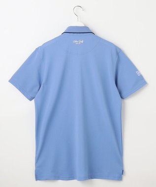 23区GOLF 【MEN】【吸水速乾・UVケア】ストレッチメッシュ ポロ サックスブルー系