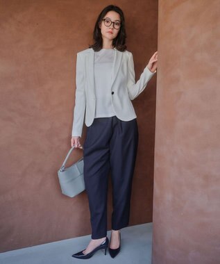 BEIGE， COOKE / オリジナルロゴ刺繍Tシャツ Off White