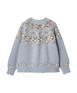 earth music&ecology スラブヤーンノルディックプルオーバー Sax