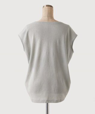 TOQUE  〈大草直子さんアドバイザー〉 【洗える/天然素材】ロイヤルベビーアルパカ×タンギスコットン鹿の子フレンチT グレー