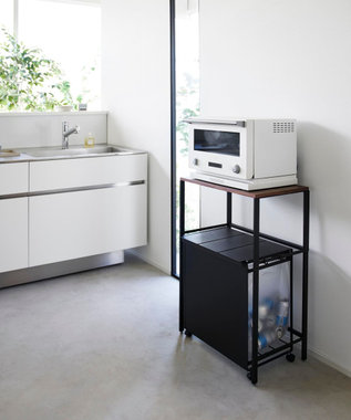 tower 分別ゴミ箱上ラック タワー ブラック