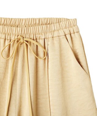 YECCA VECCA ヴィンテージサテンイージーパンツ Beige