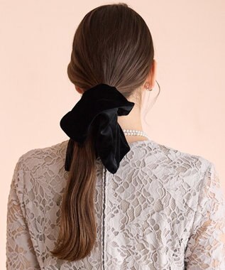 23区 【APPLAUDIR】ベロア シュシュ ブラック系