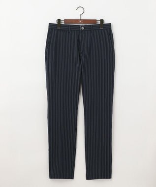 JOSEPH ABBOUD 【キングサイズ・オーガニックコットン】ドライサッカーストライプ　パンツ ネイビー系2