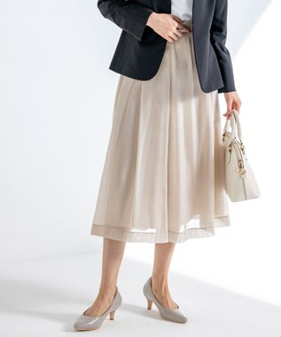 【洗える】シャイニータック スカート