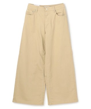 UNFILO 【UNFILO DENIM】バギーデニム ベージュ