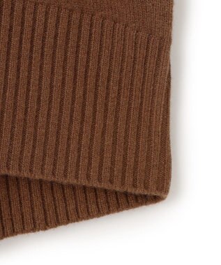 ICB 【洗える】ソフトカシミヤミックス ハイネックニット コーヒー系