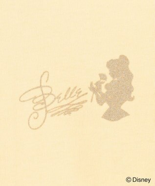 ANY KIDS 【ディズニープリンセス】袖 刺繍 Tシャツ クリーム<ベル>