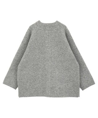 AMERICAN HOLIC Wフェイスラグランニットコーディガン Gray Mixture