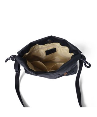 PELLE BORSA 巾着ミニショルダー Wrinkle リンクル 6522 ブラック