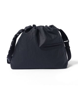 PELLE BORSA 巾着ミニショルダー Wrinkle リンクル 6522 ブラック