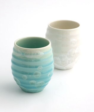 たち吉 【たち吉】月華夫婦湯呑〈湯呑2個〉清水焼 ホワイト系その他