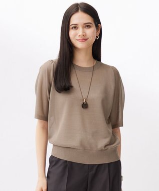 【カタログ掲載・洗える】ブライトシアープルオーバー ニット