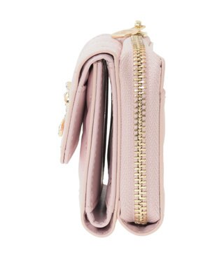 Maison de FLEUR リボンビジューウォレット Pink