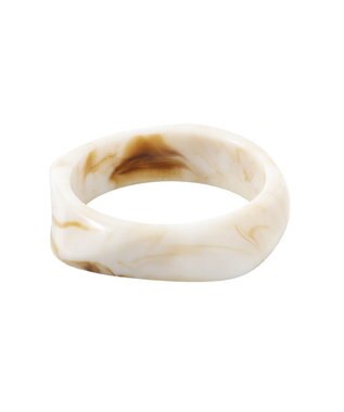 YECCA VECCA マーブルバングル Ivory