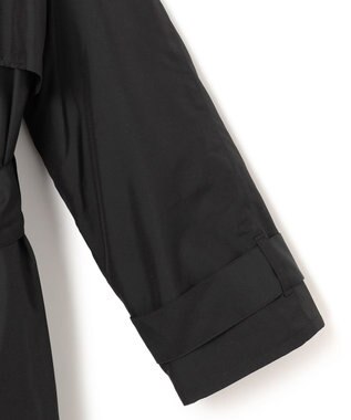 JOSEPH シルキーキルティング　ロングコート Black