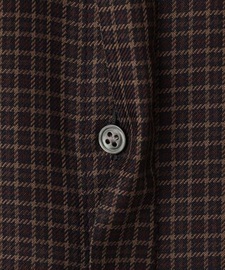 J.PRESS LADIES L 【洗える】Pe/Vis サイロチェック ブラウス ネイビー系3