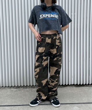 WEGO ヴィンテージウォッシュショートT 柄5