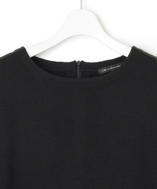 23区 【CLASSY.1月号掲載】ウールブレンド パール ニットワンピース ブラック系