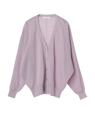 Green Parks ＵＶカット加工　ドルマンニットカーディガン Light Purple