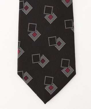 JOSEPH HOMME アトミックジャガード　ネクタイ ブラック系7