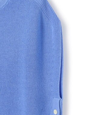 23区 【先行予約】コットンギマ ニットベスト スカイブルー系