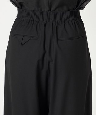 NAVE 【ReNAVE・洗える】4タックワイドパンツ ブラック系