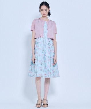 TOCCA 【星風まどかさん着用】SHEER JEWEL KNIT シアーニットカーディガン ライラック系