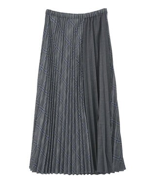 AMERICAN HOLIC 【選べる丈】アソートチェックプリーツスカート ブルー