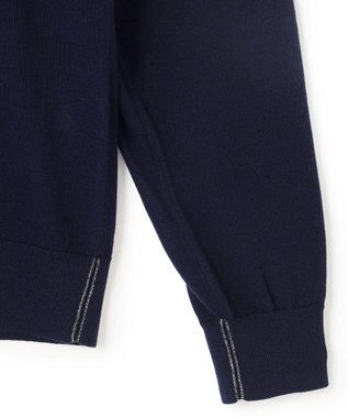 JOSEPH HOMME ウォッシャブルメリノ　クルーネックニット ネイビー系