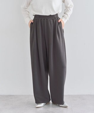 Green Parks ・ＥＬＥＮＣＡＲＥ　ＤＵＥ　コクーンイージーパンツ Charcoal Gray