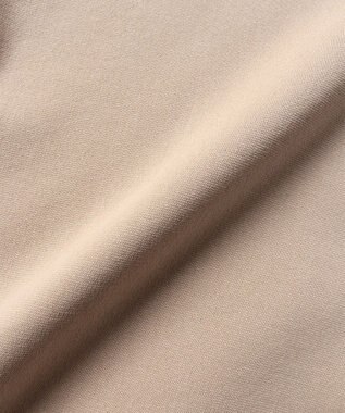 WHITE MAILS PAPER DOUBLE JERSEY KEY NECK T-シャツ ベージュ