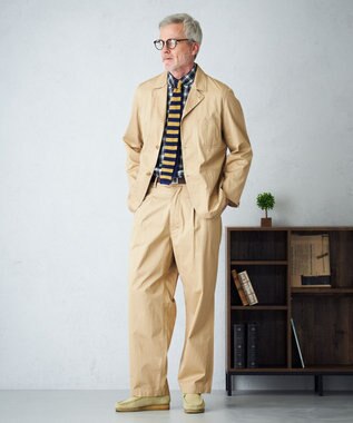 J.PRESS MEN ギザライトツイル ジャケット ベージュ系