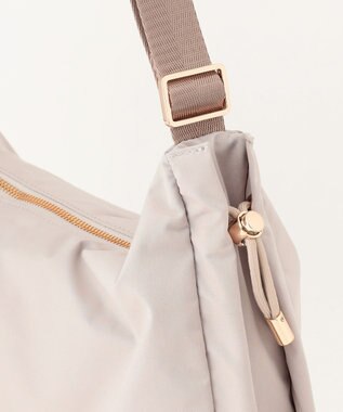 23区 ドローストリング ショルダー バッグ ベージュ系