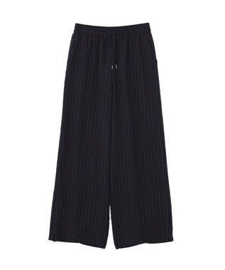 YECCA VECCA 【セットアップ対応】ストライプ柄ワイドパンツ