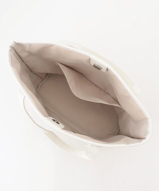 ANY SIS ストライプカラー かごバッグ アイボリー系1