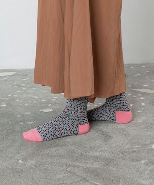 TRICOTE ピクセルドットソックス