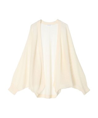 AMERICAN HOLIC ニュアンスメッシュニットカーディガン Ivory