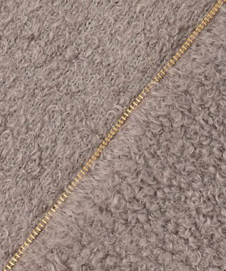 UNFILO プードルニット ZIPカーディガン モカ