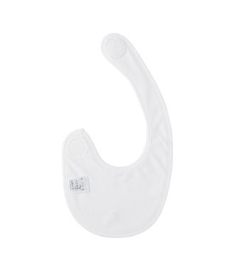 MIKI HOUSE HOT BISCUITS クローバー刺しゅう入りスタイ 白